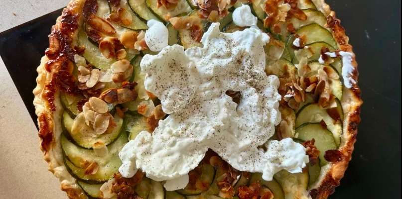 tarte tatin courgettes